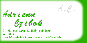 adrienn czibok business card
