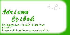 adrienn czibok business card